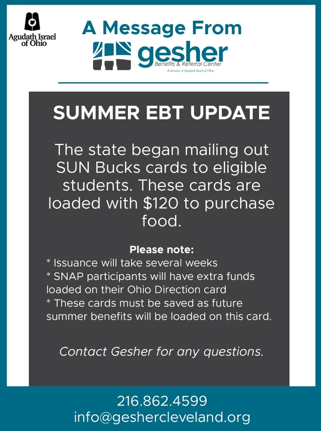Summer EBT: SUN Bucks cards are mailing out — $120 per eligible student
